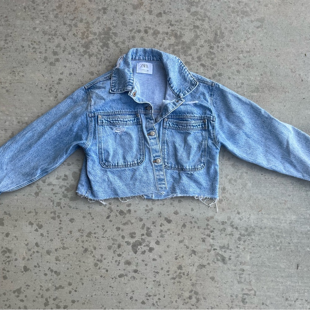 Zara Light Blue Denim Jacket